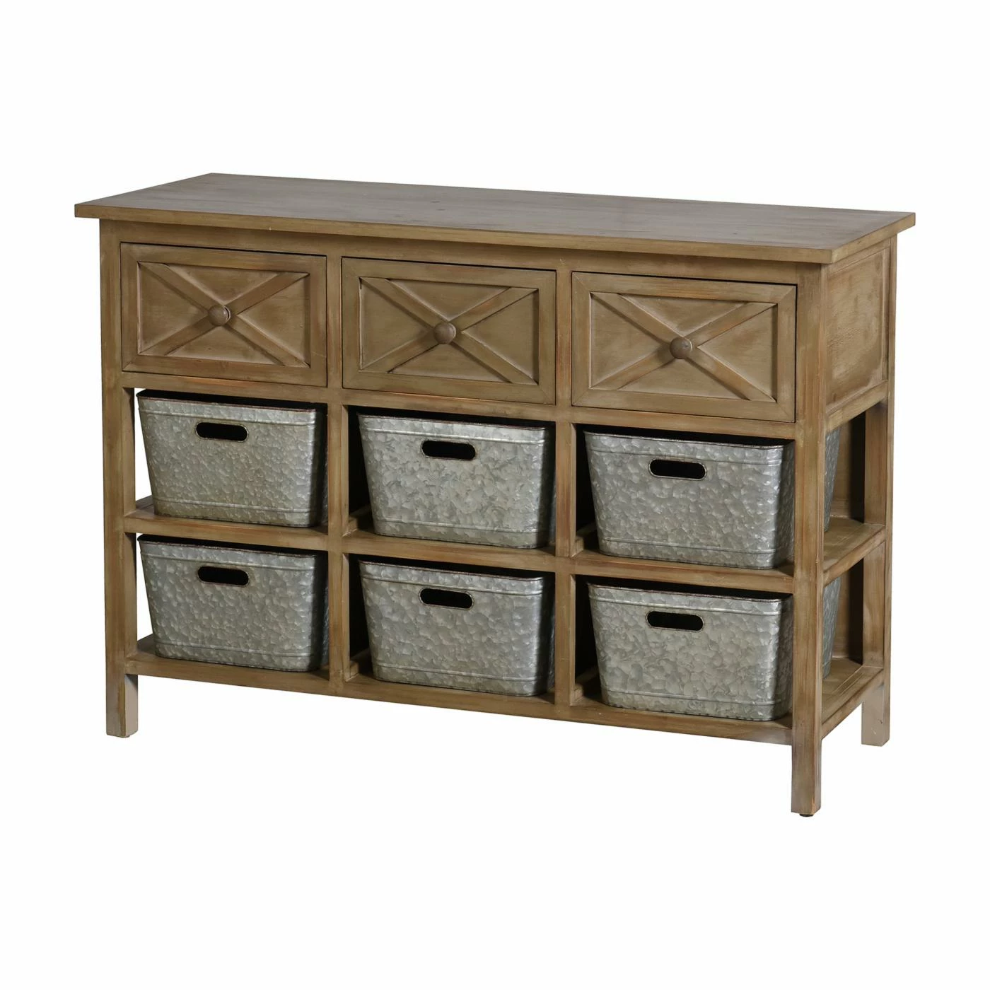 Cheap π― Farmhouse & Cottage Style Console Tables StyleCraft 3 Drawer Wooden Console Table π₯