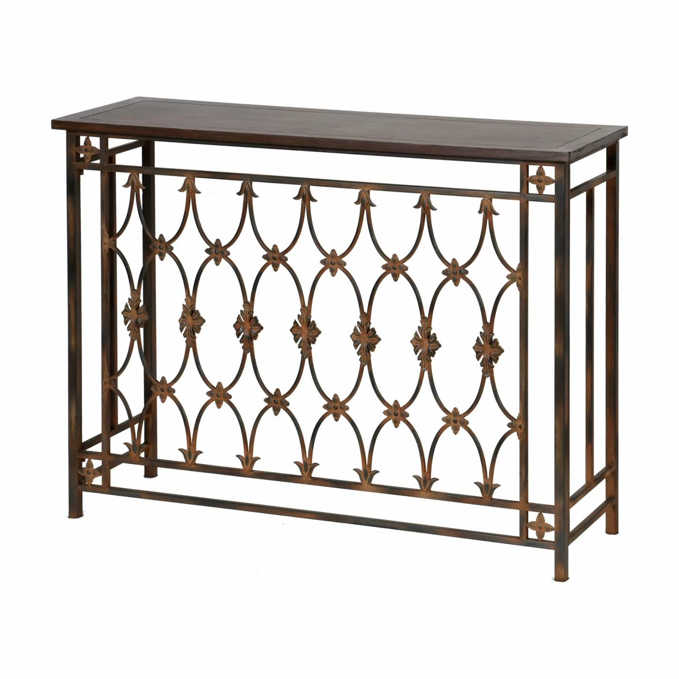 Top 10 π Contemporary & Modern Console Tables StyleCraft Filigree Metal And Wood Console Table π₯