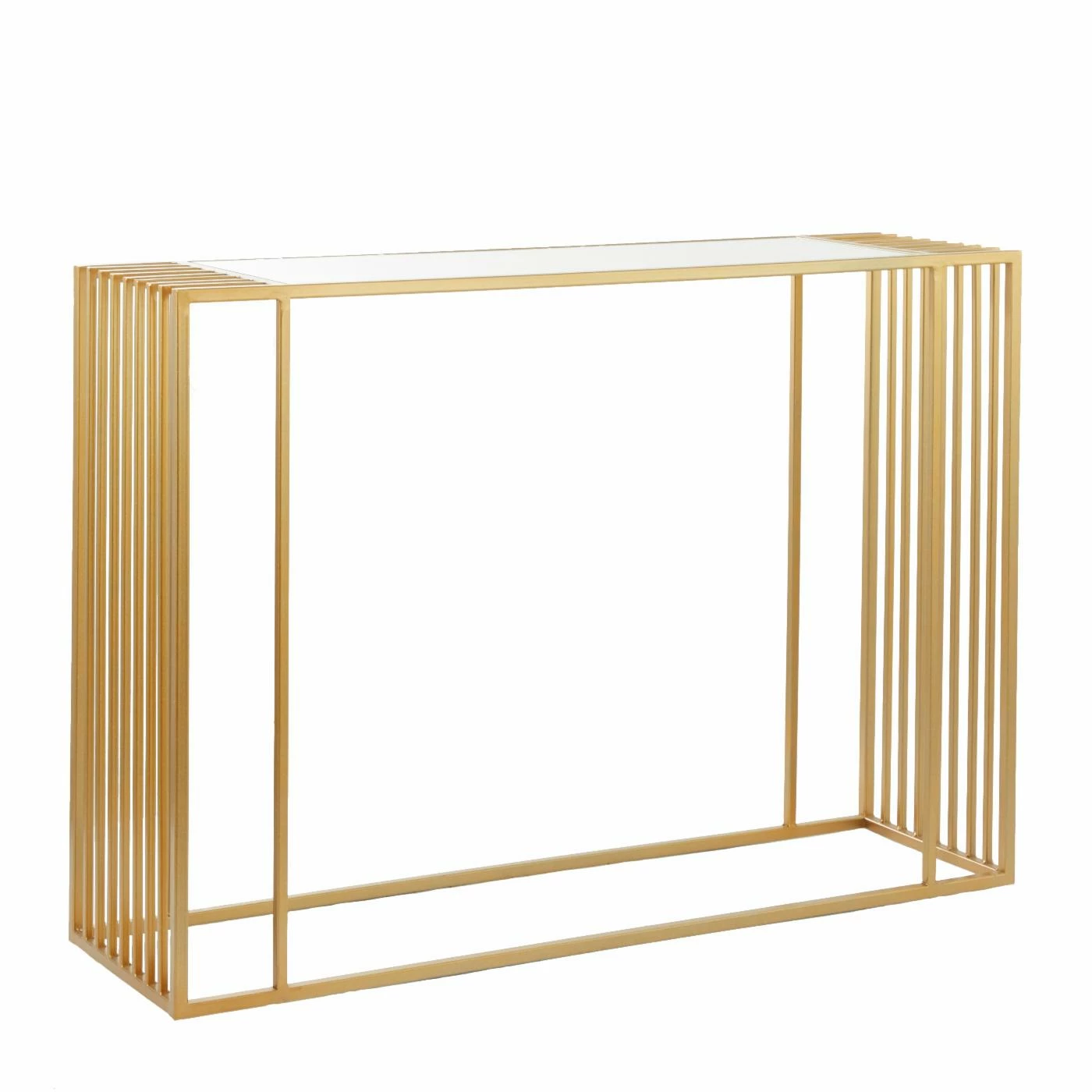 Coupon ❤️ Contemporary & Modern Console Tables DecMode Contemporary Grid Frame Console Table ❤️