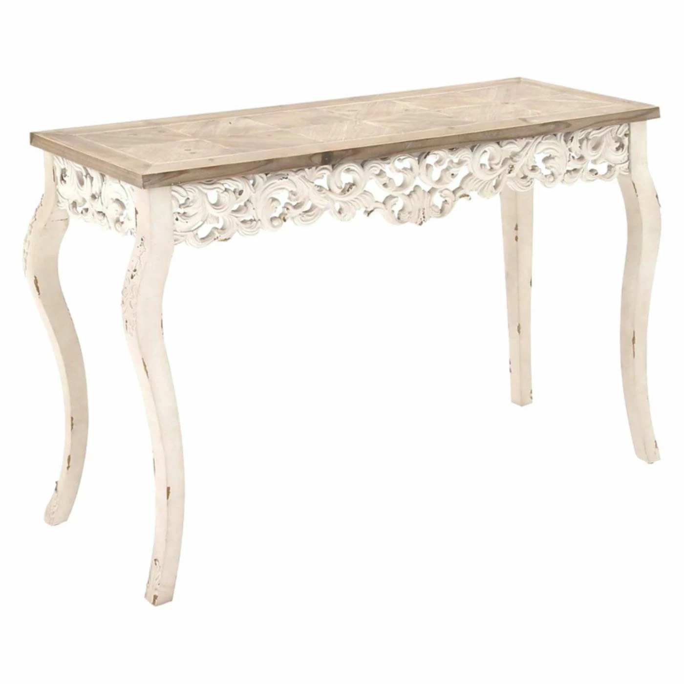 Top 10 β Classic & Traditional Console Tables DecMode 46 In. Wood Carved Console Table π