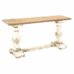 Top 10 🔔 Farmhouse & Cottage Style Console Tables DecMode Wooden Rectangle Console Table 👍