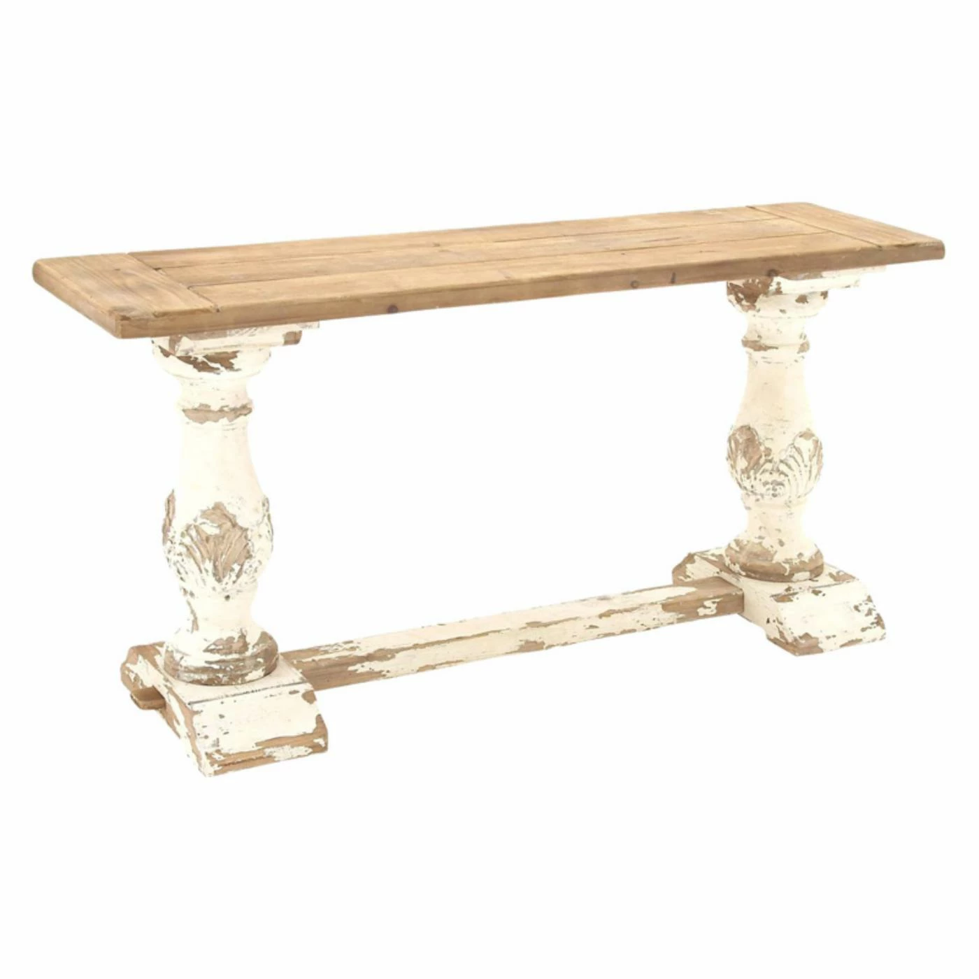 Top 10 π Farmhouse & Cottage Style Console Tables DecMode Wooden Rectangle Console Table π