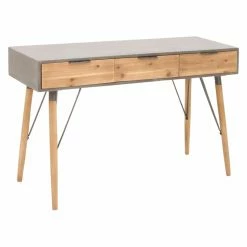 Flash Sale 😉 Scandinavian Style Console Tables DecMode Two-Tone Wooden Console Table ✔️