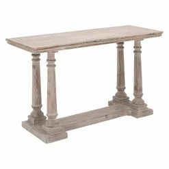 Deals ❤️ Classic & Traditional Console Tables DecMode Distressed Wood Console Table 🛒