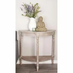 Hot Sale ✔️ Classic & Traditional Console Tables DecMode Crescent Console Table ⌛
