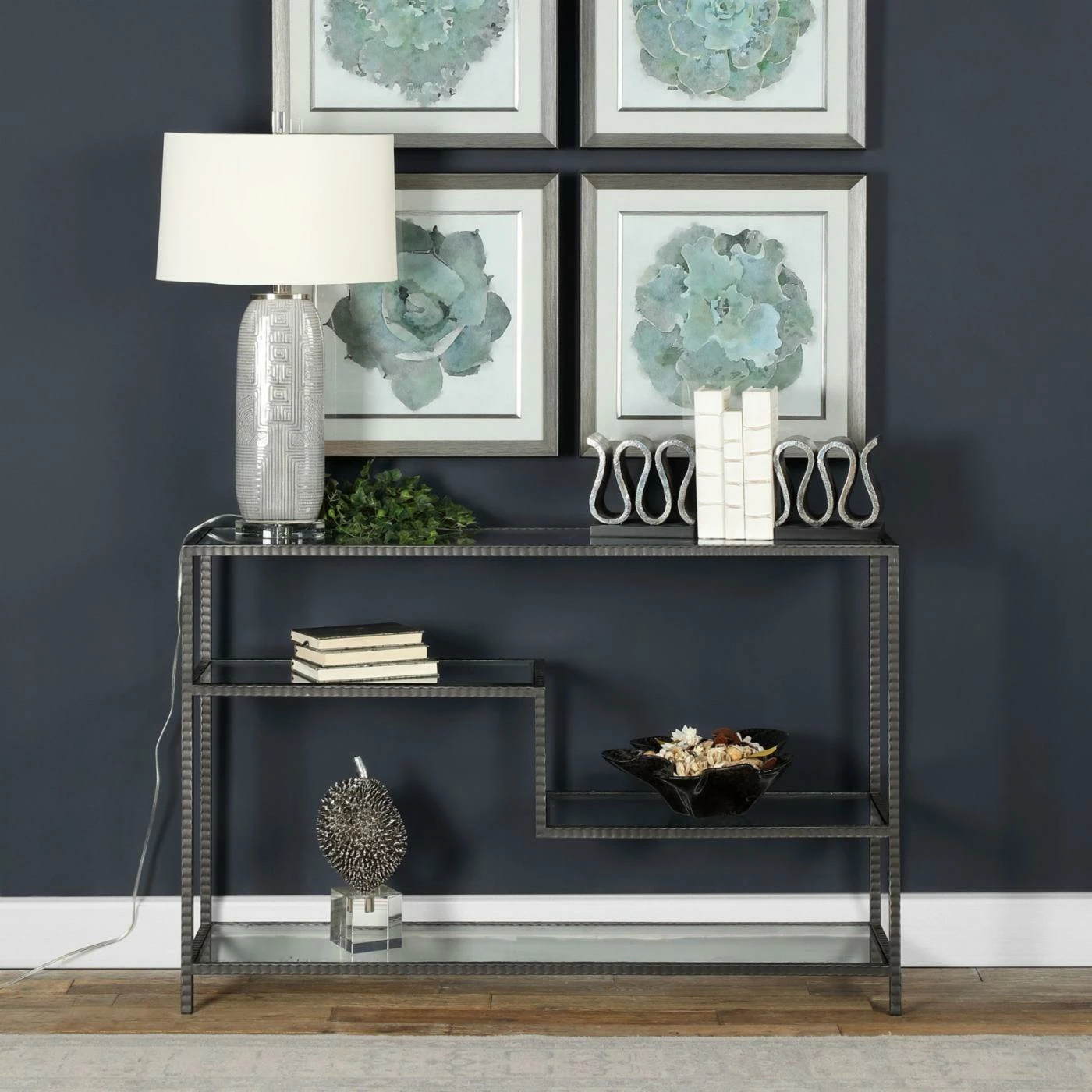 Cheap ๐ Distressed & Industrial Style Console Tables Uttermost Leo Industrial Console Table โญ