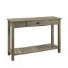 Best Pirce 😍 Farmhouse & Cottage Style Console Tables HumbleNest Farmers Market Weathered Console Table ⭐