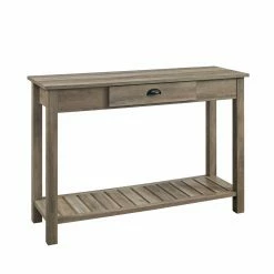 Best Pirce 😍 Farmhouse & Cottage Style Console Tables HumbleNest Farmers Market Weathered Console Table ⭐