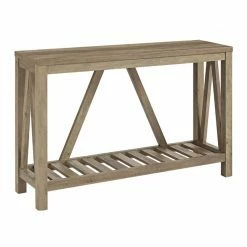 Coupon ๐ Rustic Console Tables HumbleNest Farmers Market 52 In. Rustic A-Frame Console Table ๐ฅฐ