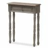 Budget 🧨 Farmhouse & Cottage Style Console Tables Baxton Studio Noemie 1 Drawer Cottage Console Table 🛒