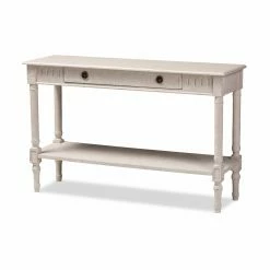 Best reviews of โญ Coastal & Nautical Console Tables Baxton Studio Ariella Country Cottage 1 Drawer Console Table ๐คฉ