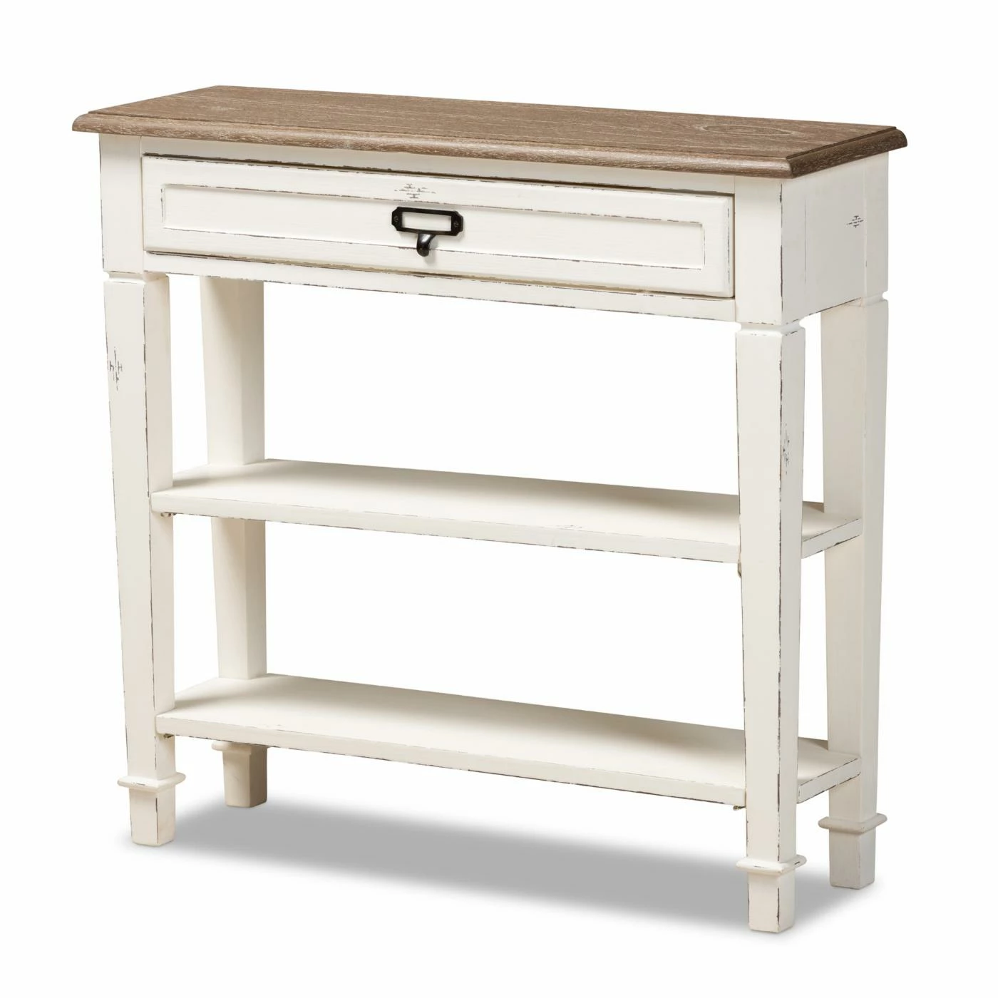 Discount π Farmhouse & Cottage Style Console Tables Baxton Studio Dauphine 1 Drawer Traditional French Console Table π€©