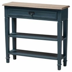 Outlet 🛒 Classic & Traditional Console Tables Baxton Studio Dauphine Wood Accent Console Table 🧨