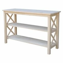 Budget ✔️ Transitional Console Tables International Concepts Hampton Wood Console Table 🧨