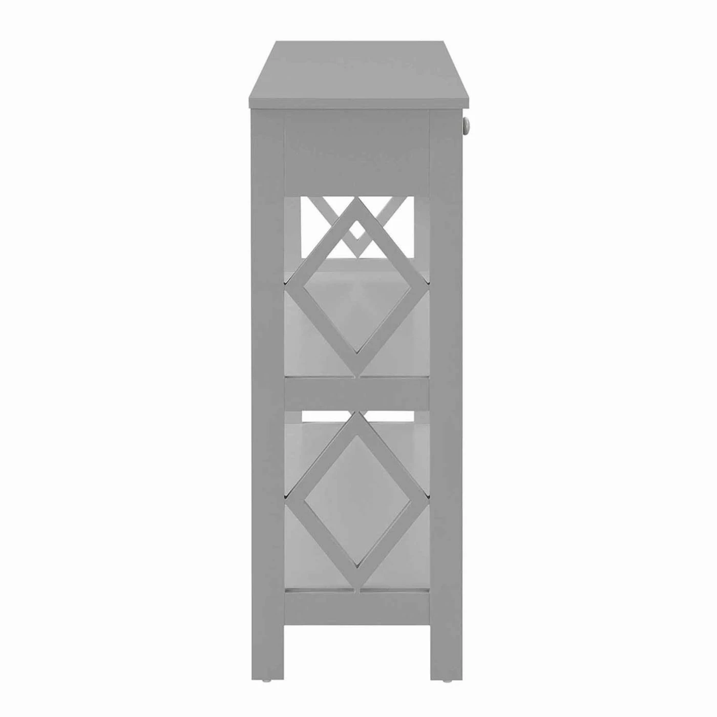 Cheapest 🎁 Transitional Console Tables Convenience Concepts Diamond 1 Drawer Console Table 💯 - Image 5