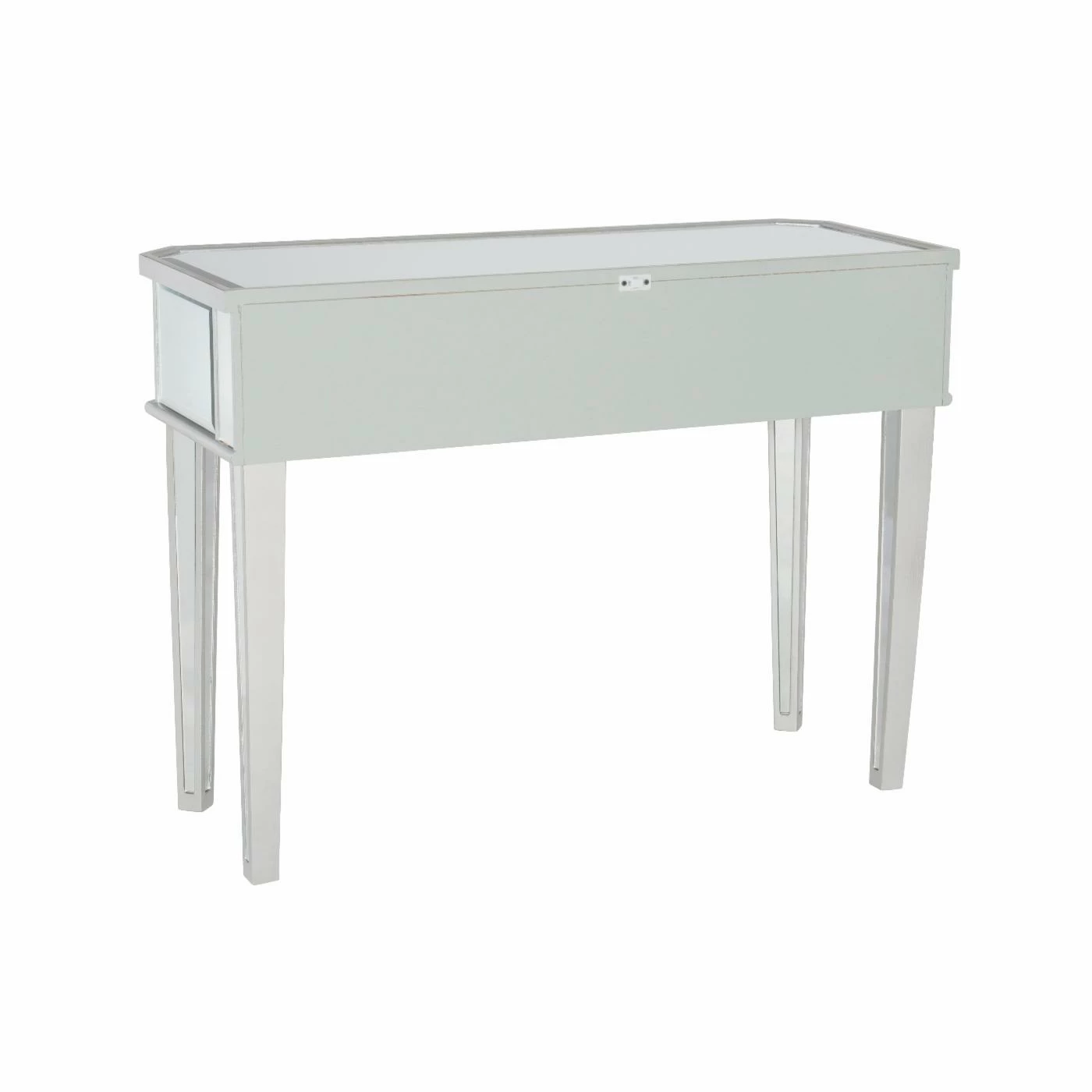 Brand new โจ Glam Console Tables Powell Mirrored 2-Drawer Small Console - Mirrored Surfaces And Luxe Silver Wood ๐ - Image 5
