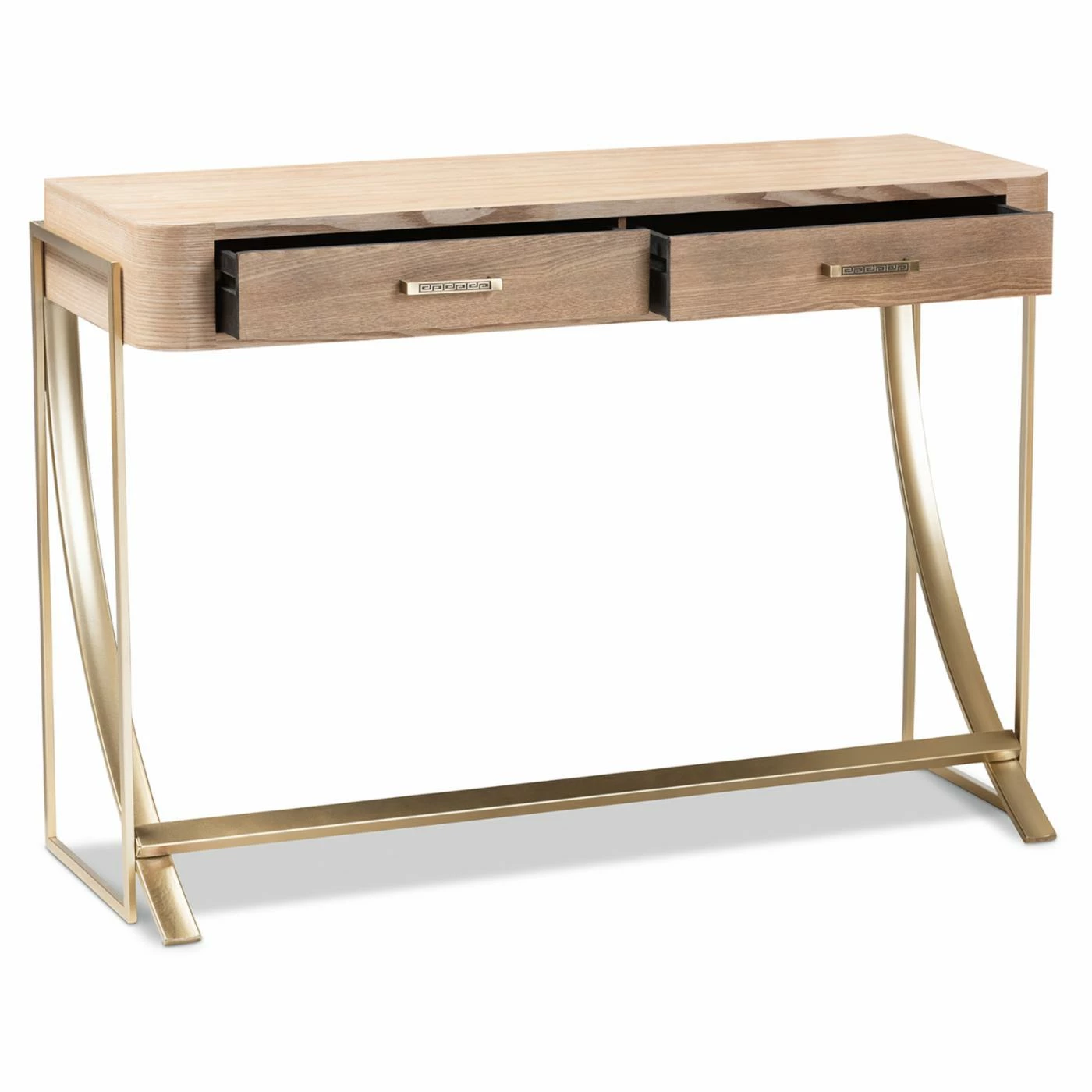 Best reviews of ✨ Contemporary & Modern Console Tables Baxton Studio Lafoy 2 Drawer Console Table 👍 - Image 5
